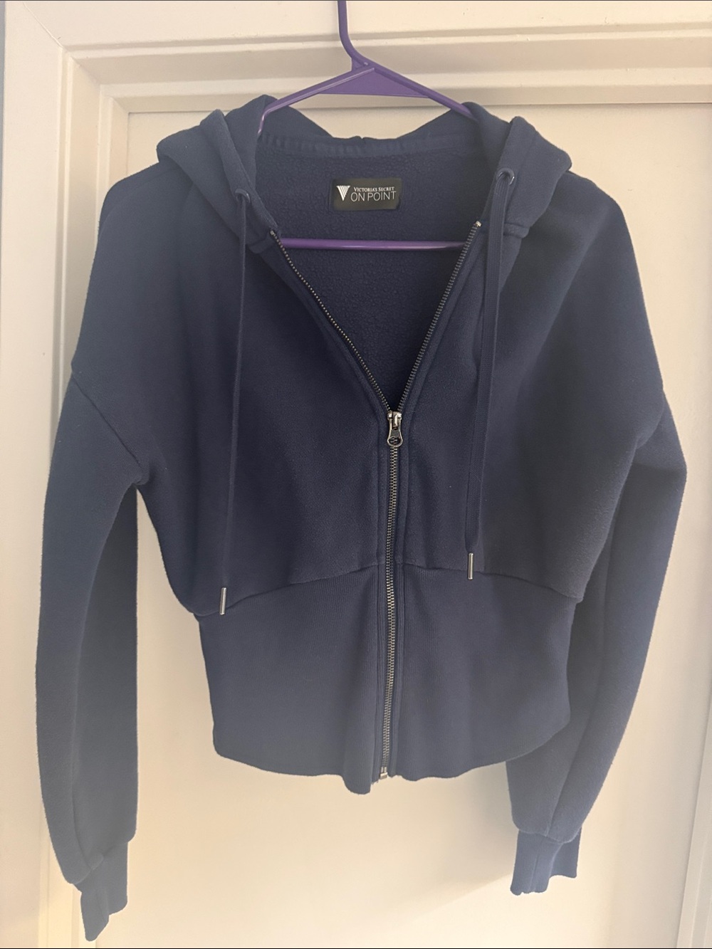 Women's Victoria’s Secret Navy Hooded Zip Jacket